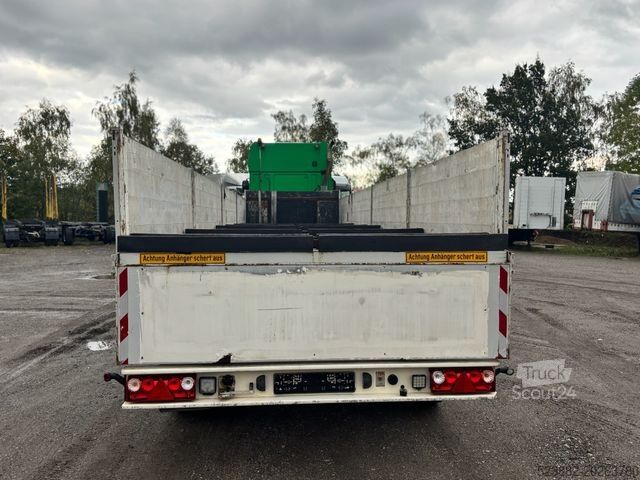 Arbejdsplatform sættevogn SCHMIDT SP/38 2xLenkachse*Stahltransport*Heck ausziehbar