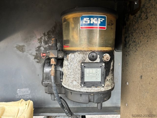 Åben sættevogn SCHMIDT SP/38 2xLenkachse*Stahltransport*Heck ausziehbar