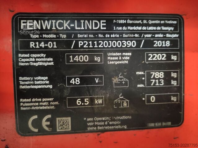 Рийчтрак Linde R14-01-1120