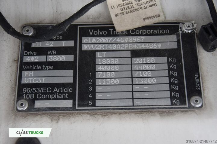 Standartinis vilkikas VOLVO FH 500 Globetrotter XL