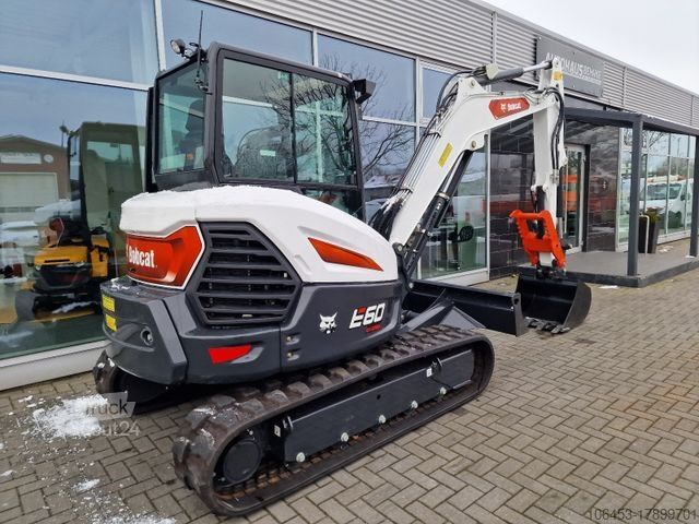 Escavadora de rastos BOBCAT E 60 Minibagger/enhalter/Neumasch.