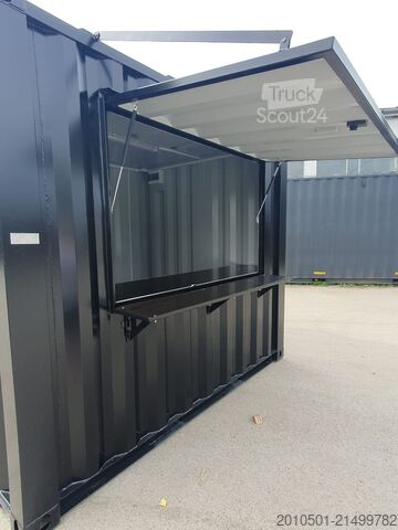 Speciale container 10FT Barcontainer Imbisscontainer Eventcontainer KONTENER RAL9005