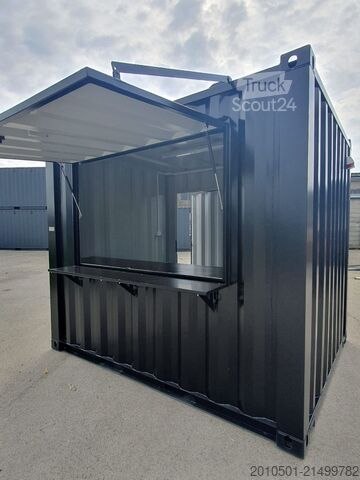 Speciale container 10FT Barcontainer Imbisscontainer Eventcontainer KONTENER RAL9005