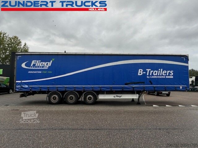 Drsne ponjave Fliegl 3 AS SCHUIFZEILEN TRAILER, LIFT AXLE