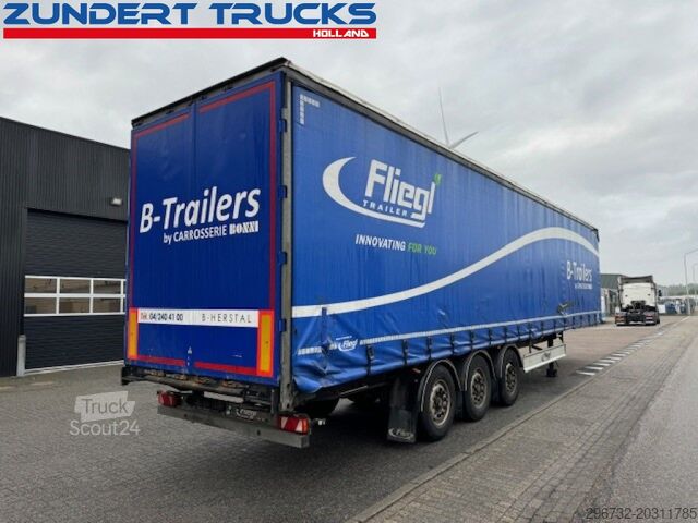 Drsne ponjave Fliegl 3 AS SCHUIFZEILEN TRAILER, LIFT AXLE