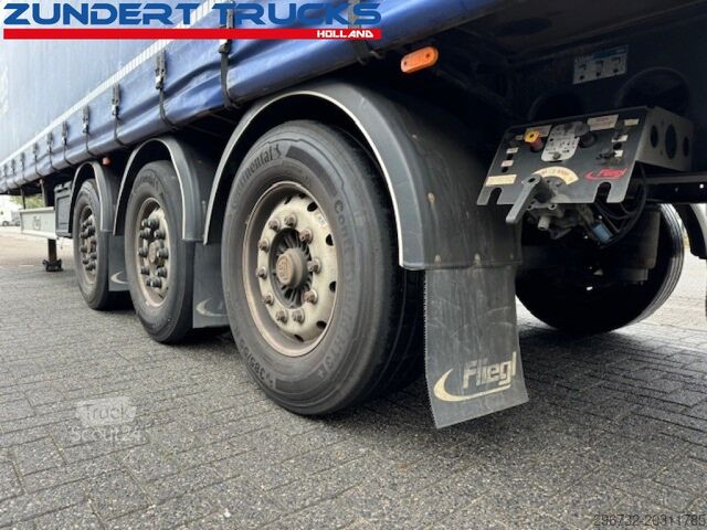 Drsne ponjave Fliegl 3 AS SCHUIFZEILEN TRAILER, LIFT AXLE