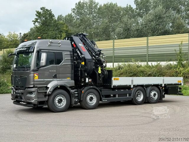 Vrachtwagen met kraan MAN TGS 35.520 TGS 35.520 8x2 HIAB X-HiPro858E-8 & ...