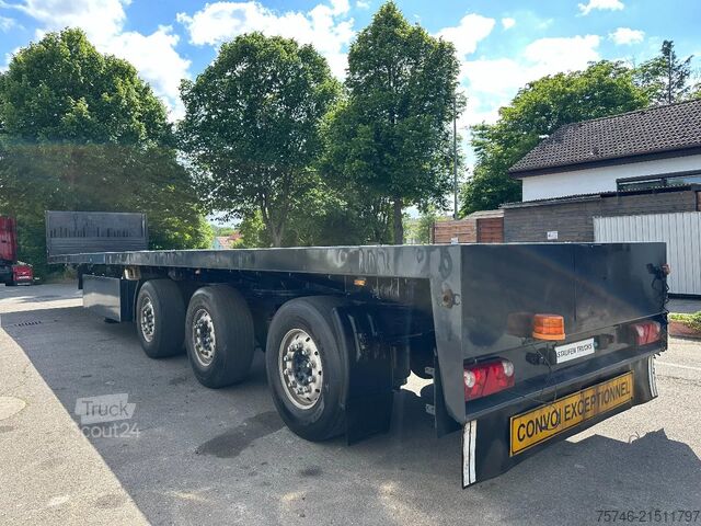 Atrelado da plataforma Schmidt SP/42 *3-Achs Plateau Auflieger *3 Lenkachsen*
