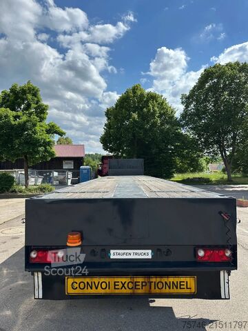 Atrelado da plataforma Schmidt SP/42 *3-Achs Plateau Auflieger *3 Lenkachsen*