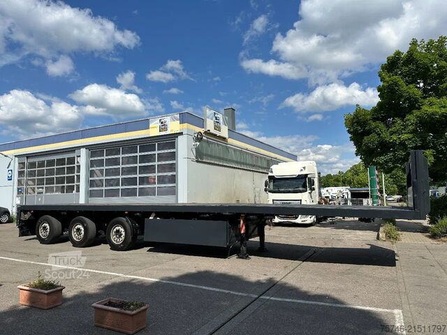 Atrelado da plataforma Schmidt SP/42 *3-Achs Plateau Auflieger *3 Lenkachsen*
