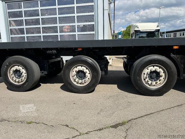 Atrelado da plataforma Schmidt SP/42 *3-Achs Plateau Auflieger *3 Lenkachsen*