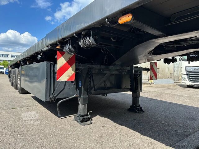 Atrelado da plataforma Schmidt SP/42 *3-Achs Plateau Auflieger *3 Lenkachsen*