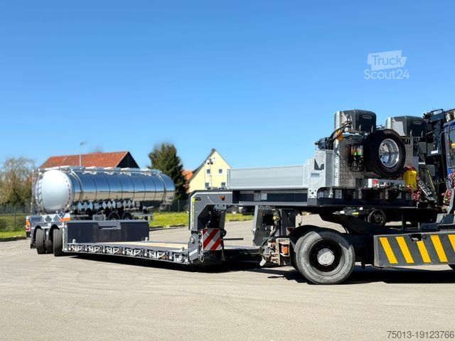 Zema profila puspiekabe  Zwangslenkung TRIDEC, Teleskopierbar