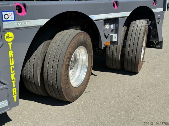 Nízkoložný návěs  Zwangslenkung TRIDEC, Teleskopierbar