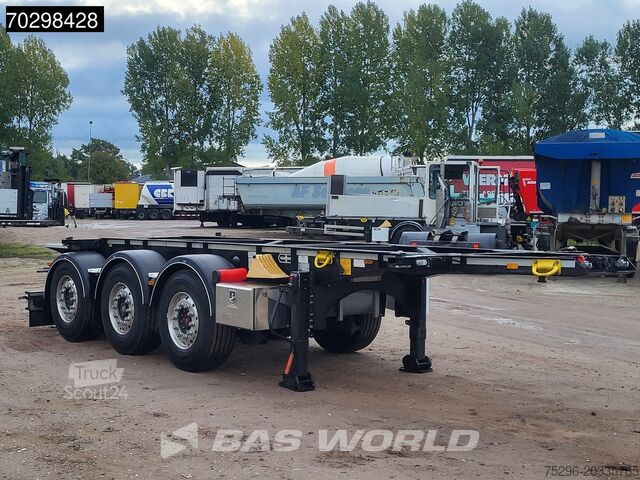 Transporte de contenedores Van Hool FS3444-10 AK u2 3 axles Liftachse ADR 20ft