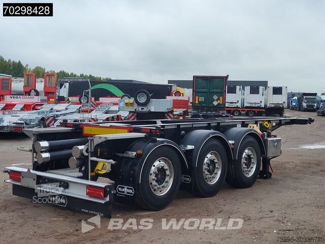 Transporte de contenedores Van Hool FS3444-10 AK u2 3 axles Liftachse ADR 20ft