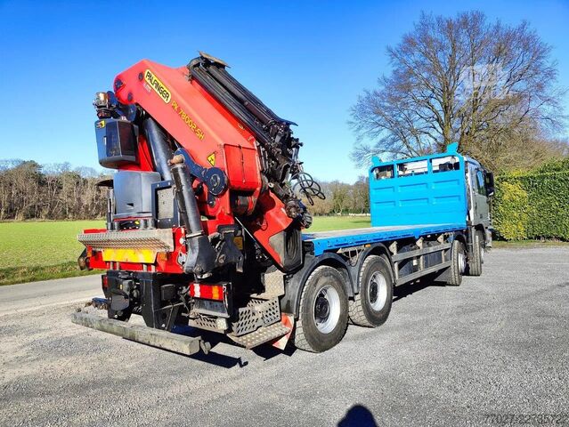 Platforma ładunkowa Mercedes-Benz Actros 4151 V8 8x4 Palfinger PK78002 + Fly Jib ...