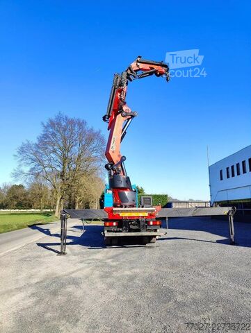Platforma ładunkowa Mercedes-Benz Actros 4151 V8 8x4 Palfinger PK78002 + Fly Jib ...