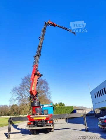 Platforma ładunkowa Mercedes-Benz Actros 4151 V8 8x4 Palfinger PK78002 + Fly Jib ...
