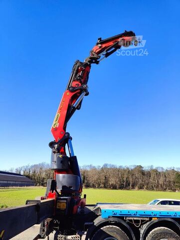 Platforma ładunkowa Mercedes-Benz Actros 4151 V8 8x4 Palfinger PK78002 + Fly Jib ...