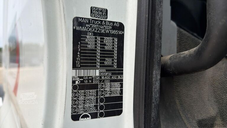 Standard-SZM MAN TGX 18.400 (RETARDER / EURO 6 / CLEAN CONDITION...
