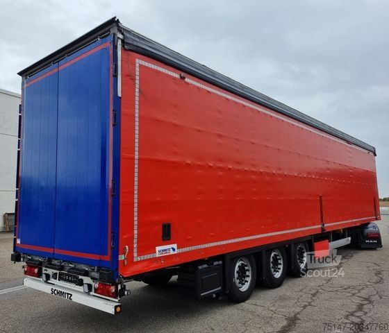 Semi-remorque bâchée SCHMITZ CARGOBULL 3-Achs Mega Varios SPEED CURTAIN Getränke