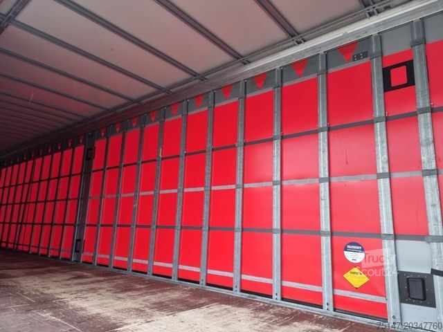 Semi-remorque bâchée SCHMITZ CARGOBULL 3-Achs Mega Varios SPEED CURTAIN Getränke