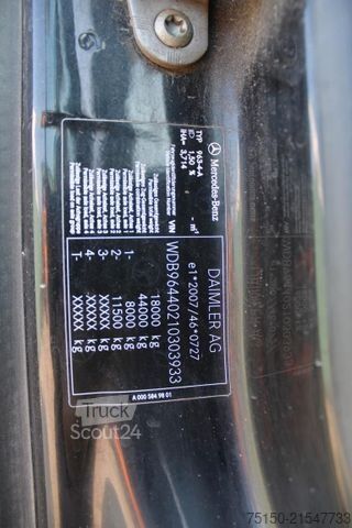 Štandardný ťahač MERCEDES-BENZ 2053 4x4 HAD - Kipphydraulik - Nr.: 933