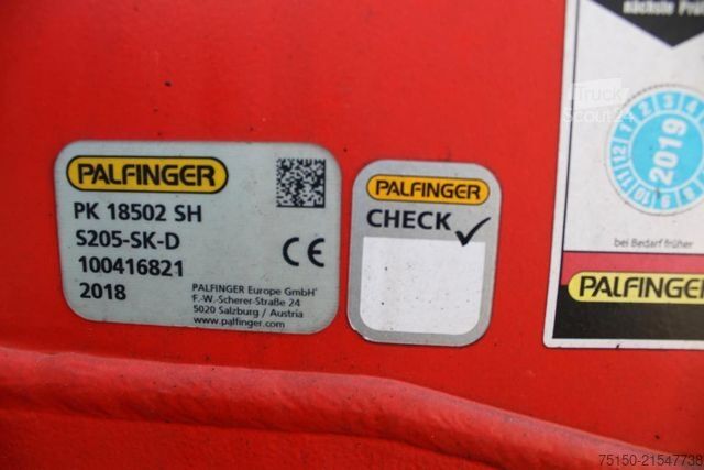 Gru montata su autocarro MAN 26.420 6x2 KRAN PALFINGER PK18502 FUNK Nr: 007