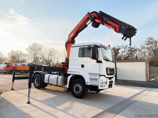 Standardní tahač MAN TGS 18.440 4x4 Kran 20m Seilwinde Greifer FUNK
