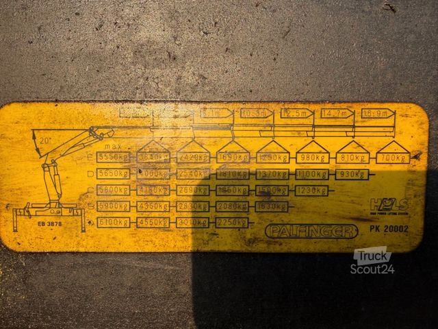 Jeřáb na nákladním automobilu MAN TGS 18.440 4x4 Kran 21m Seilwinde Greifer Funk