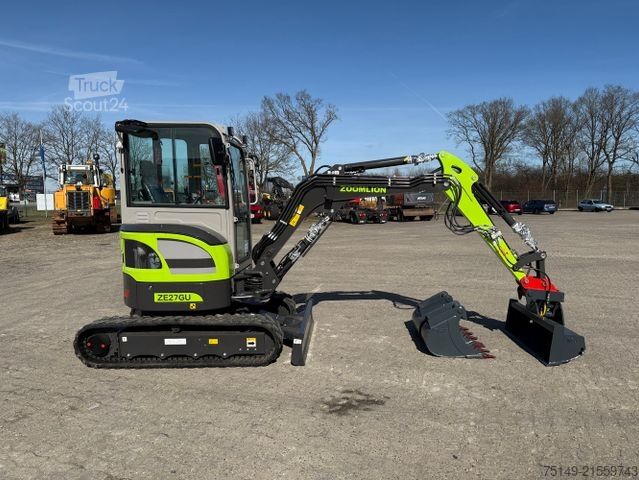 Міні-екскаватор Zoomlion ZE27GU, Greifer u. Hammerhydr.,Klima,CE