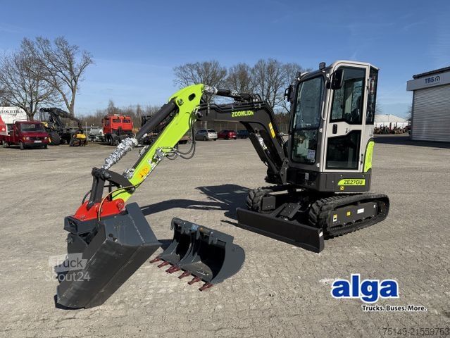 Міні-екскаватор Zoomlion ZE27GU, Greifer u. Hammerhydr.,Klima,CE