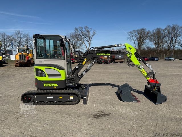 Міні-екскаватор Zoomlion ZE27GU, Greifer u. Hammerhydr.,Klima,CE
