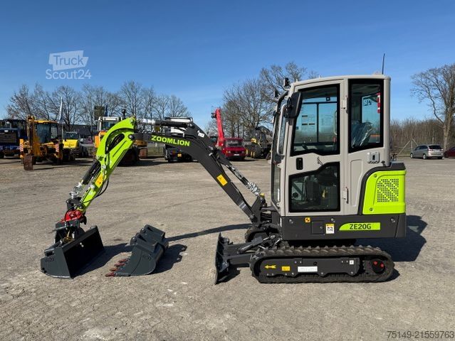 Міні-екскаватор Zoomlion ZE20G, Greifer-u. Hammerhydr., Klima,CE