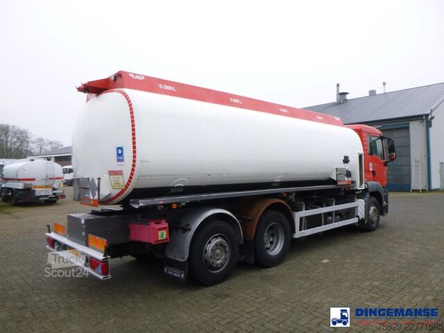 Tankwagen MAN TGS 26.320 6X2 RHD fuel tank 20 m3 / 4 comp