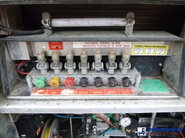 Tankwagen MAN TGS 26.320 6X2 RHD fuel tank 20 m3 / 4 comp
