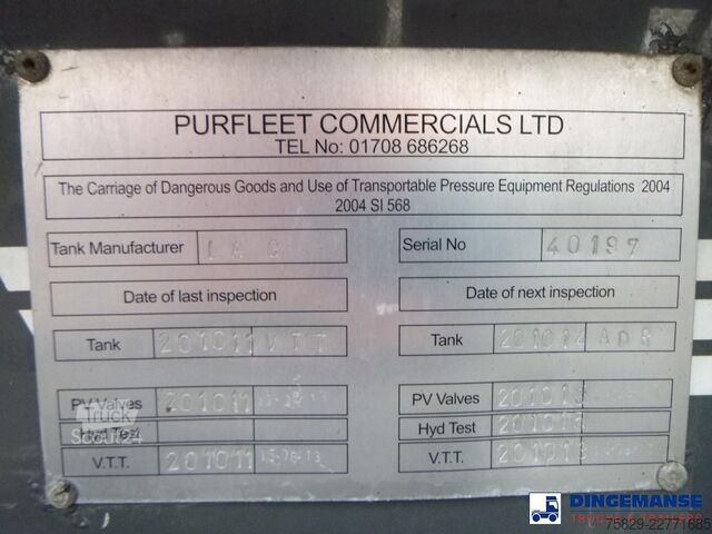 Tankwagen MAN TGS 26.320 6X2 RHD fuel tank 20 m3 / 4 comp