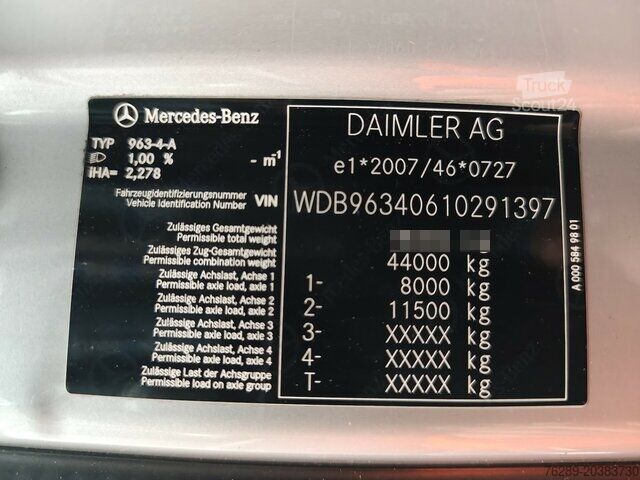 Великооб’ємний тягач Mercedes-Benz Actros 1851L SnRL sattelkupp,ard