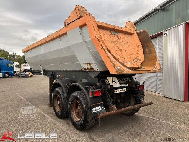Semi-remorque benne MEILLER MHKS 41/2-G Kippmulde*24m³*Heckschütte*BPW Eco*
