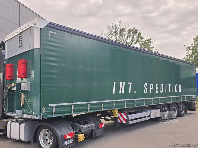 Semi-remorque bâchée SCHMITZ CARGOBULL SCS 24/L - 13.62 EB *Verbreiterbar *Hubdach *TOP