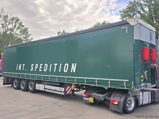 Semi-remorque bâchée SCHMITZ CARGOBULL SCS 24/L - 13.62 EB *Verbreiterbar *Hubdach *TOP