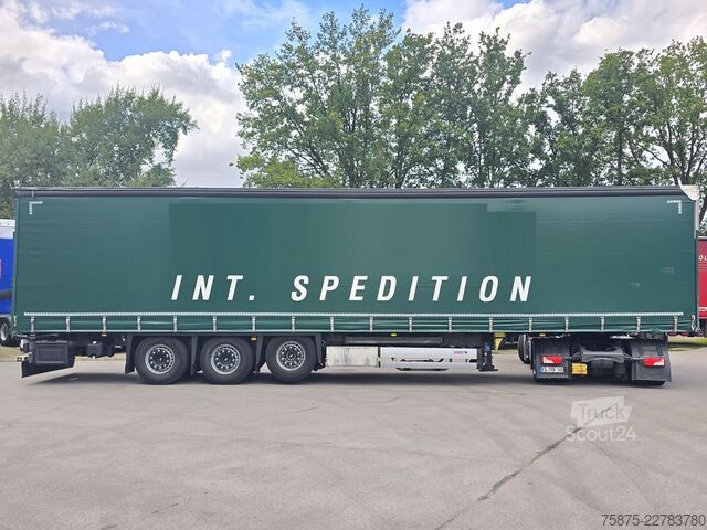 Semi-remorque bâchée SCHMITZ CARGOBULL SCS 24/L - 13.62 EB *Verbreiterbar *Hubdach *TOP