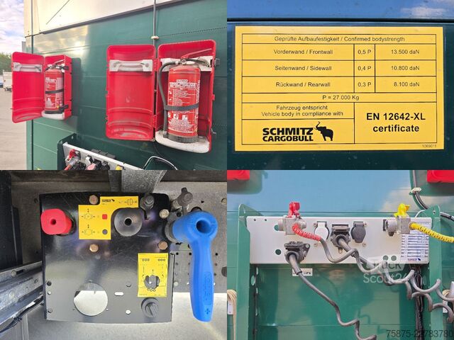 Semi-remorque bâchée SCHMITZ CARGOBULL SCS 24/L - 13.62 EB *Verbreiterbar *Hubdach *TOP