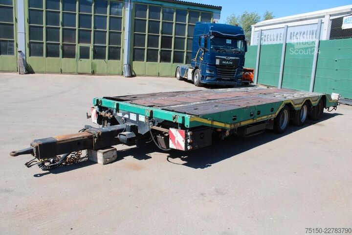 Remorque porte-engins surbaissée MEUSBURGER MPT-3 - JUMBO - Plattform - RADMULDEN Nr.: 616