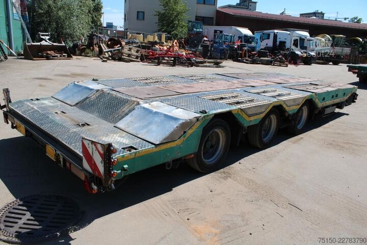 Remorque porte-engins surbaissée MEUSBURGER MPT-3 - JUMBO - Plattform - RADMULDEN Nr.: 616