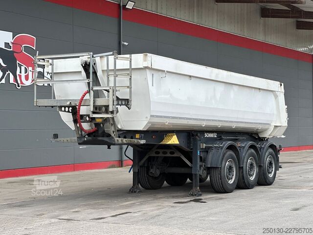 Semirremolque volquete SCHMITZ CARGOBULL SKI 24 SL7.2 Stahlmulde/Rollplane/Liftachse 1+3