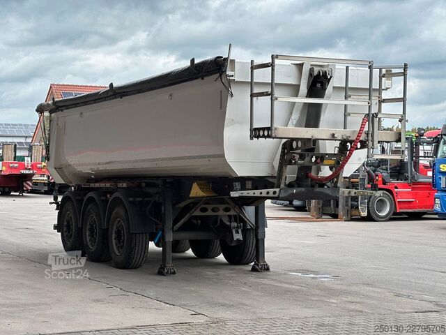 Semirremolque volquete SCHMITZ CARGOBULL SKI 24 SL7.2 Stahlmulde/Rollplane/Liftachse 1+3