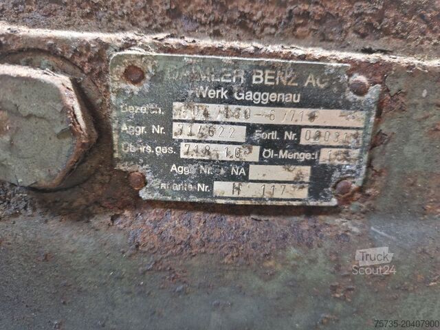 انتقال MERCEDES-BENZ G04/130-6/7.18