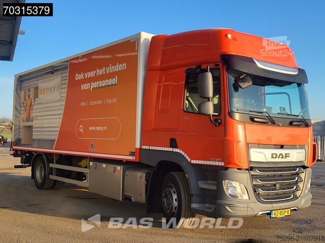 Kovček DAF CF 370 CF 4X2 NL-Truck APK 2500kg Ladebordwand ...